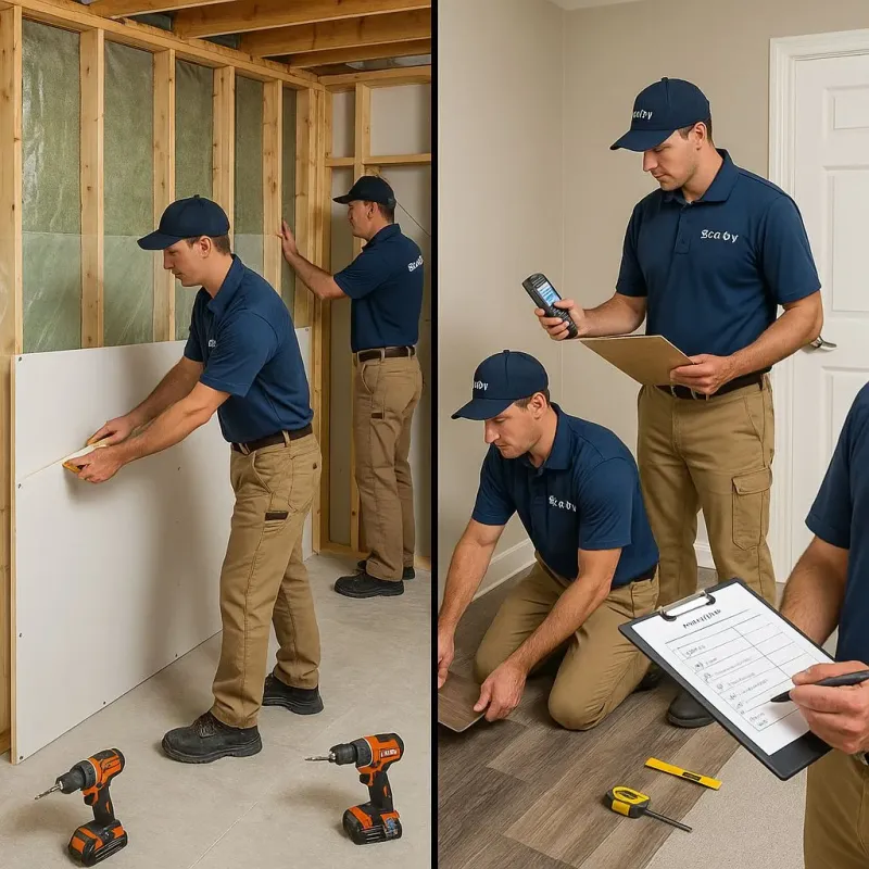 Repairs and Reconstruction process in Hidden Valley, IN